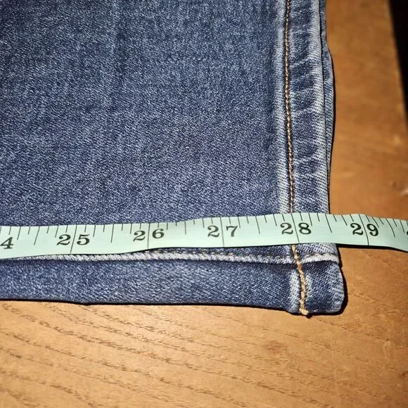 MoCo Boutique Blue Jean 18W Tummy Control Slimming Can't Cuff This Mom Blue - Picture 4 of 9